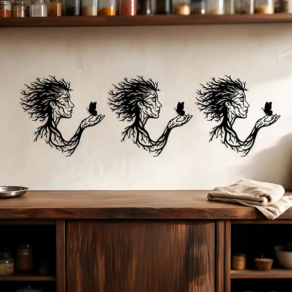 Metal_Matte_Black_Woman_Butterfly_Silhouette_Wall_Art_Set_Of_3