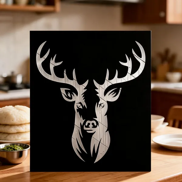 Natural_Wood_Monochrome_Deer_Head_Silhouette_Wall_Art_Panel