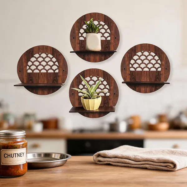 Wood_Artisanal_Fretwork_Round_Wall_Shelf_Set_Of_4