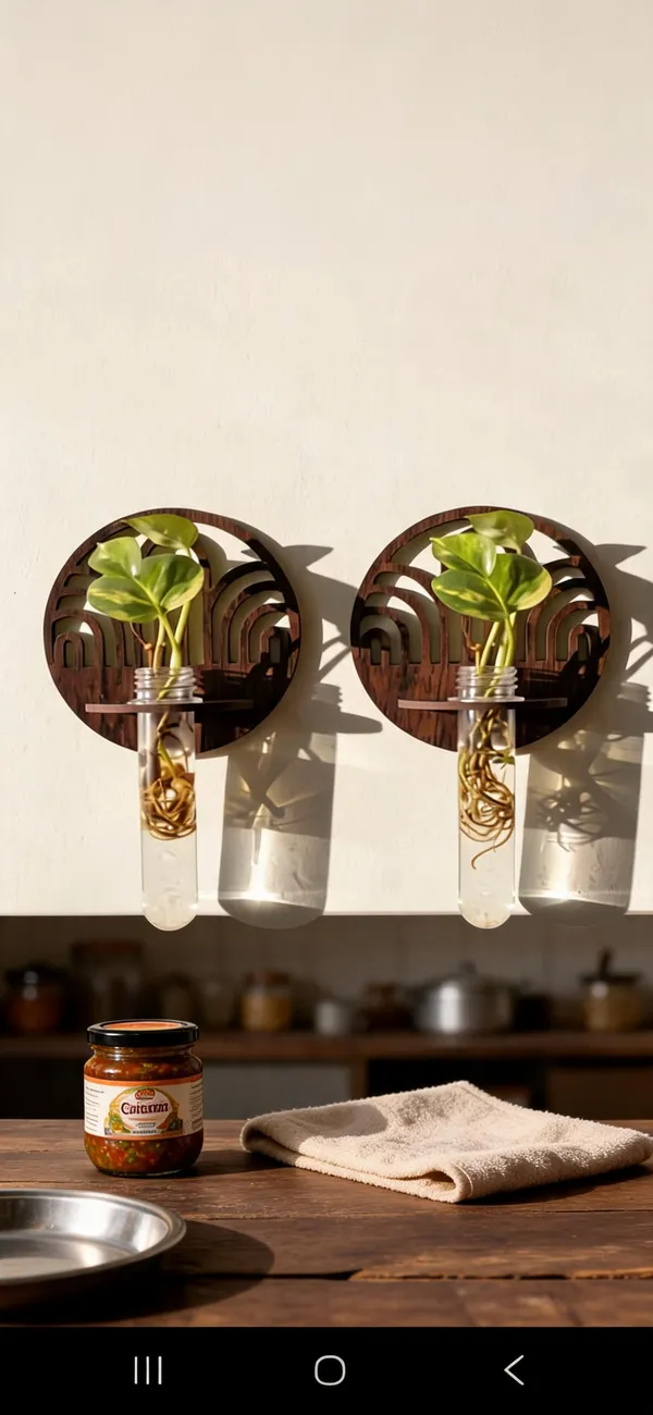 Wooden_Round_Wall_Mounted_Test_Tube_Planter_Vase_Set_Of_2