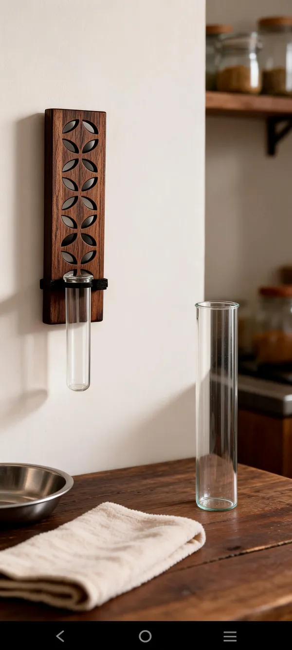 Metal_Decorative_Leaf_Cutout_Wall_Mounted_Test_Tube_Vase