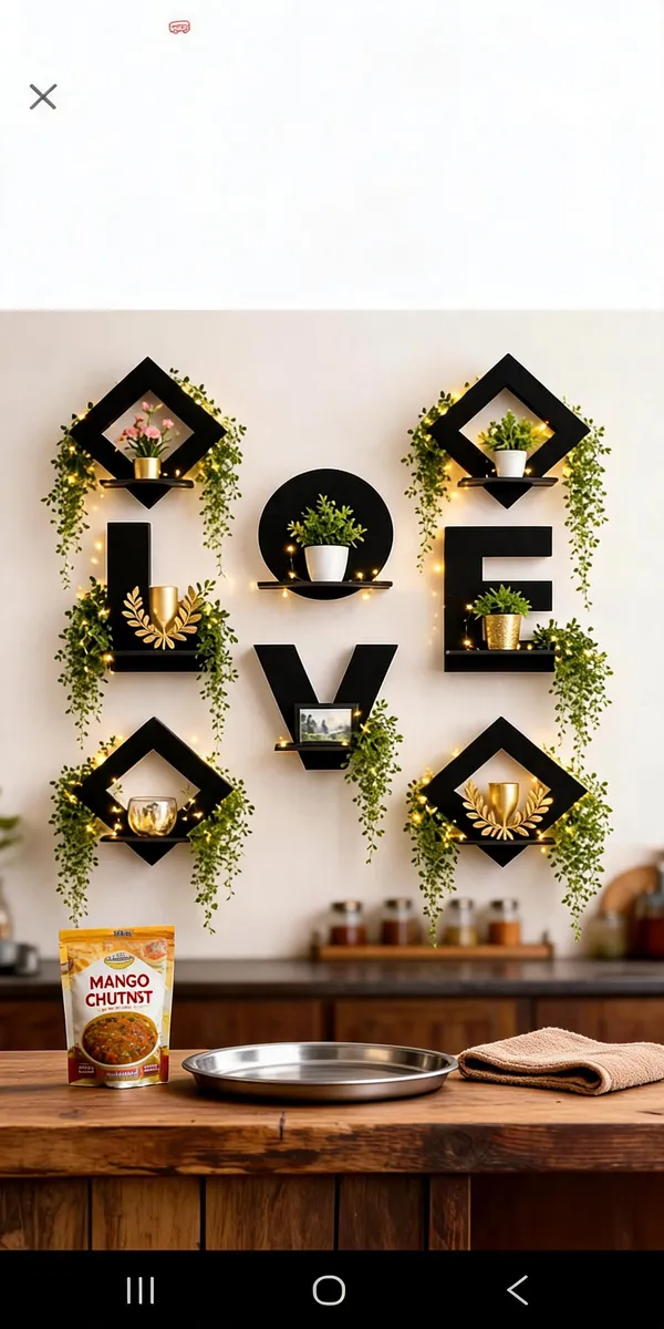 Wood_Modern_Love_Letter_Wall_Shelf_Set_With_LED_Lights