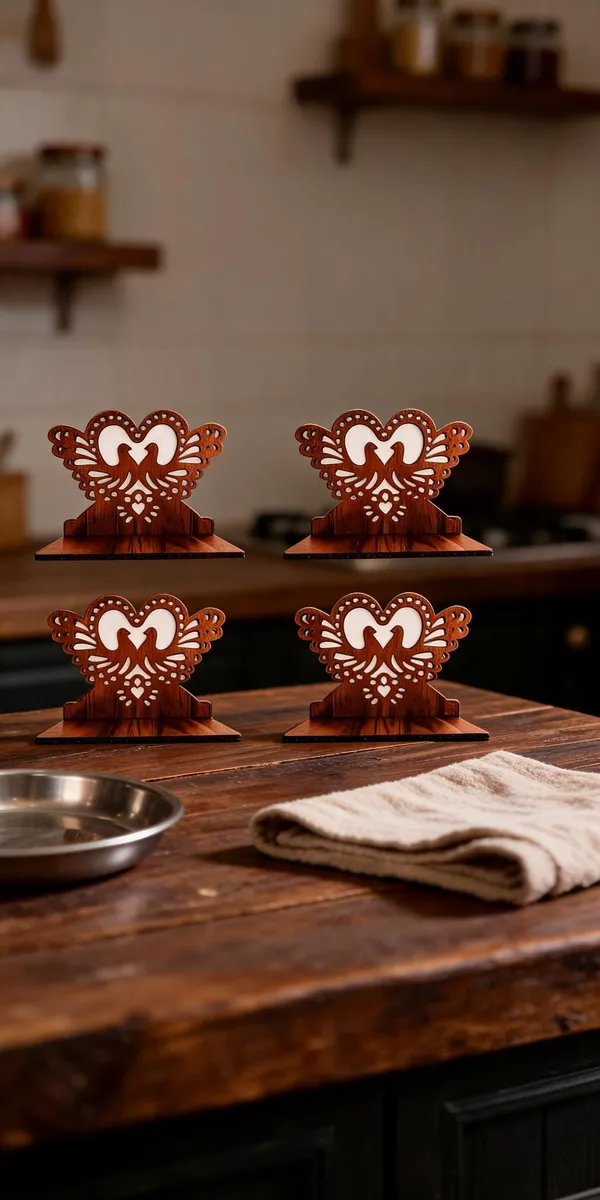 Wood_Brown_Love_Birds_Heart_Decorative_Showpiece_Set_Of_4