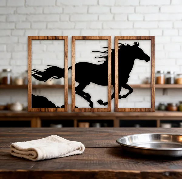 Metal_Contemporary_Running_Horse_Silhouette_3_Panel_Wall_Art