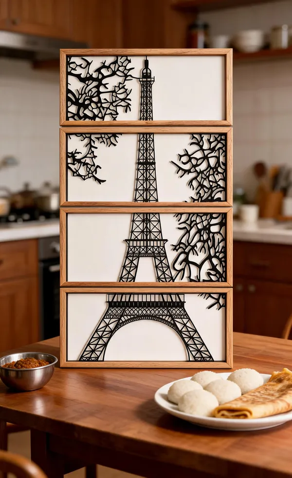 Metal_Modern_Eiffel_Tower_Silhouette_4_Panel_Wall_Art