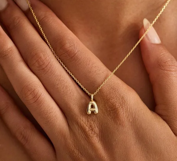 Gold_Brass_Initial_A_Chain_Pendant_Necklace_For_Men