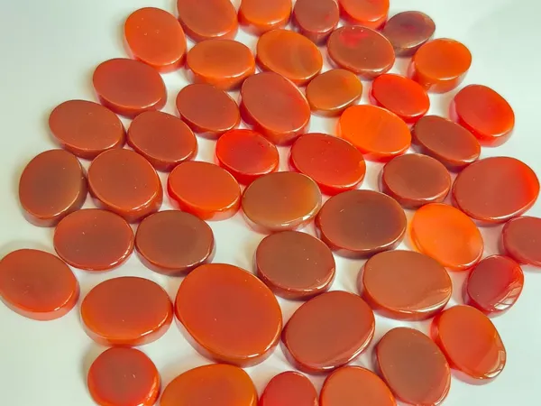 Orange_Carnelian_Oval_Cabochon_Gemstone_Beads_Set