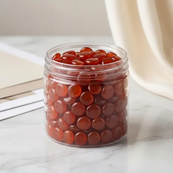 Orange_Carnelian_Oval_Cabochon_Gemstone_Beads_Set
