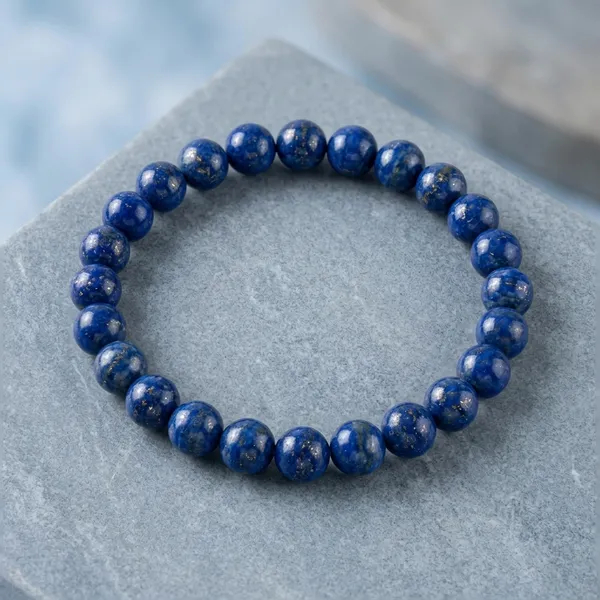 Blue_Lapis_Lazuli_Beaded_Stretch_Bracelet_For_Men_And_Women