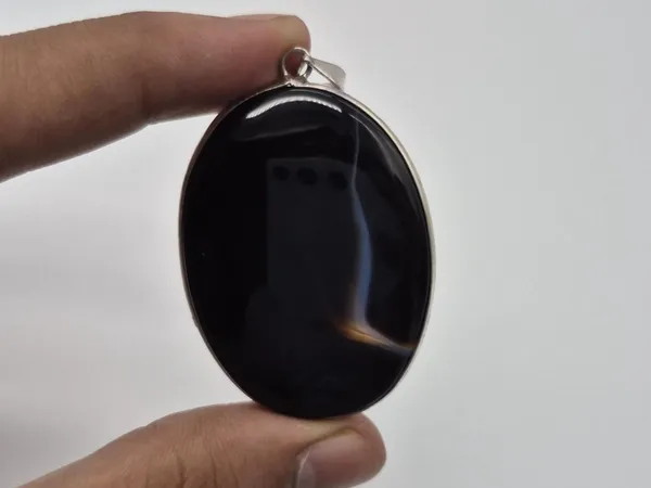 Black_Suleimani_Agate_Handcrafted_Pendant_For_Men