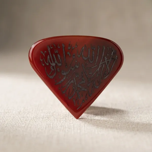 Maroon_Agate_Stone_Kalima_Engraved_Pendant_For_Men