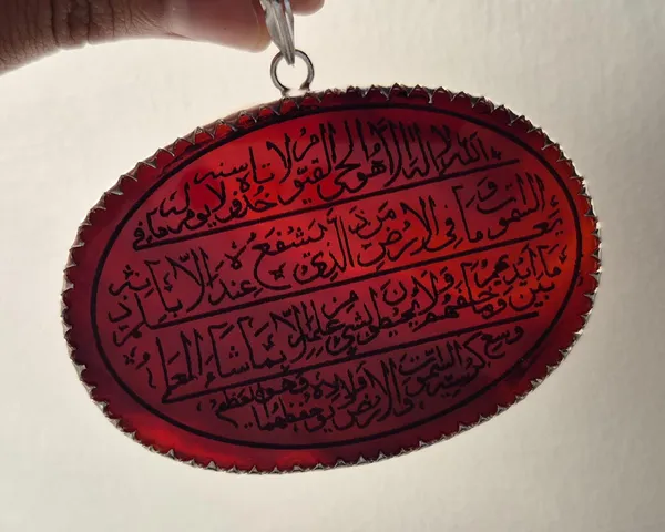 Maroon_Agate_Silver_Ayatul_Kursi_Engraved_Pendant_For_Men