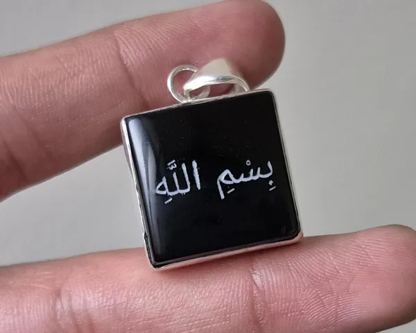 Black_Onyx_Sterling_Silver_Bismillah_Calligraphy_Pendant_For_Men