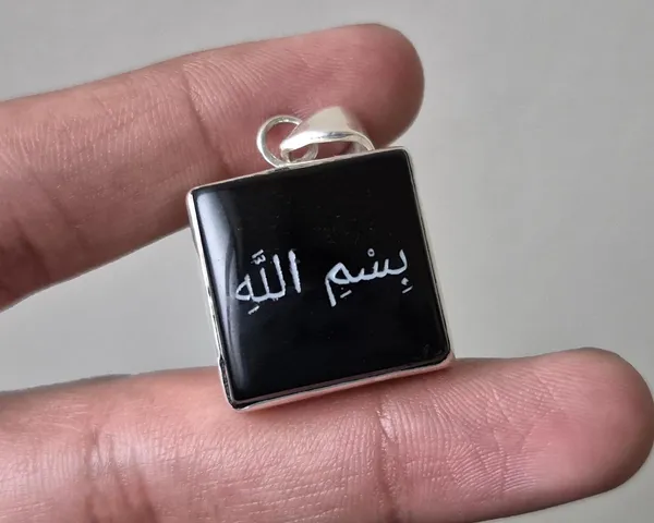 Black_Onyx_Sterling_Silver_Bismillah_Calligraphy_Pendant_For_Men