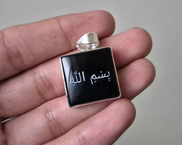 Black_Onyx_Sterling_Silver_Bismillah_Calligraphy_Pendant_For_Men
