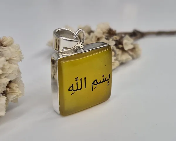 Yellow_Agate_925_Sterling_Silver_Bismillah_Engraved_Pendant_For_Men
