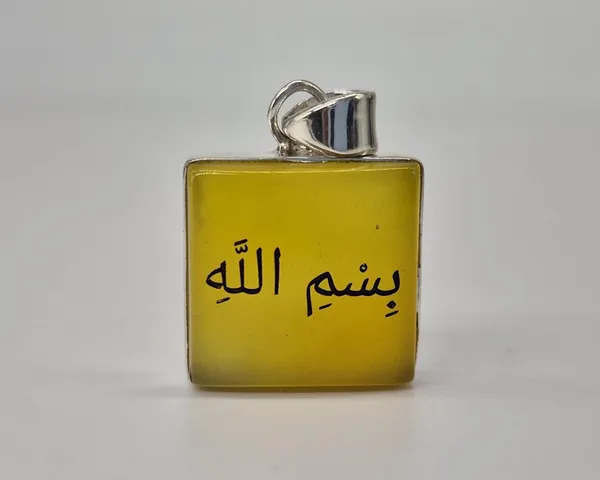 Yellow_Agate_925_Sterling_Silver_Bismillah_Engraved_Pendant_For_Men