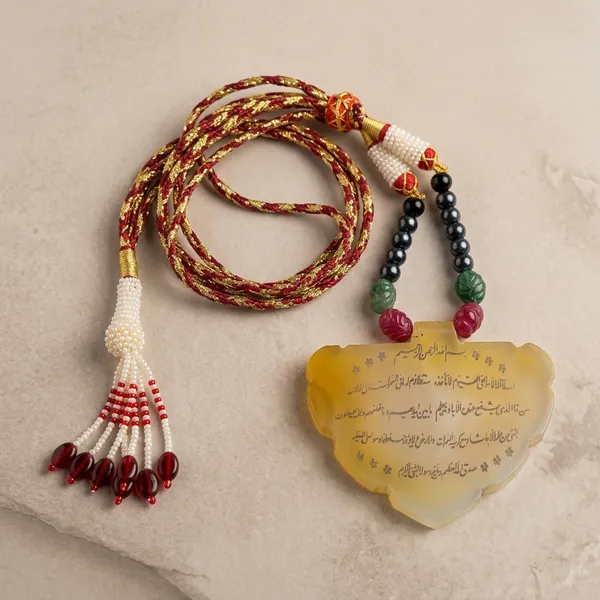 Multicolour_Onyx_Stone_Ayatul_Kursi_Engraved_Necklace