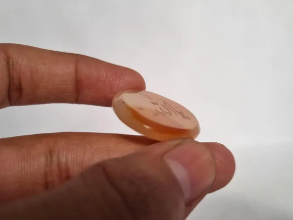 Orange_Agate_Ya_Allah_Engraved_Islamic_Pendant_For_Men