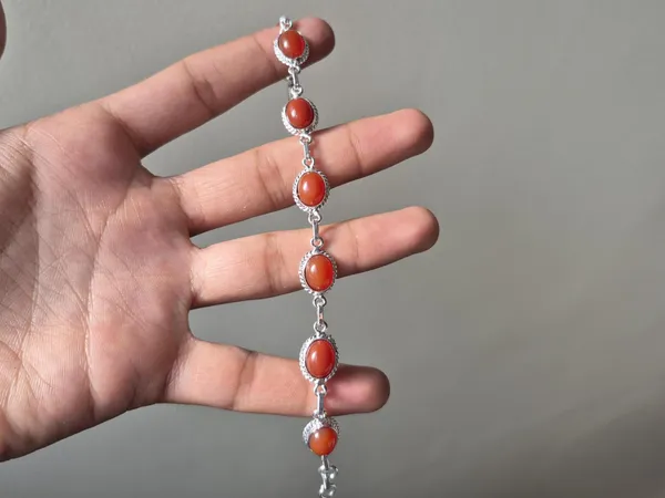 Maroon_Agate_Adjustable_Aqeeq_Bracelet_For_Men_And_Women