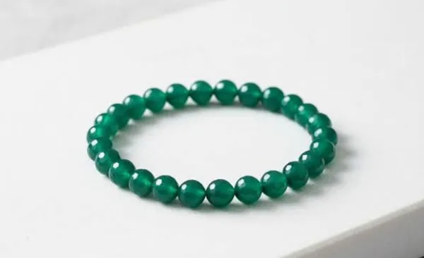 Green_Onyx_Beaded_Stretch_Bracelet_For_Men_And_Women