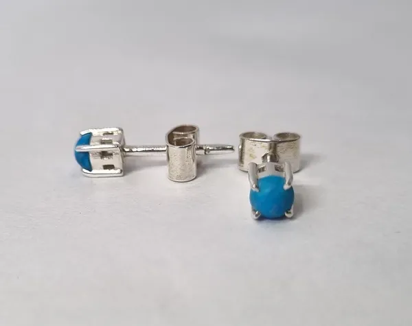 Sky_Blue_Turquoise_Sterling_Silver_Stud_Earrings_For_Women