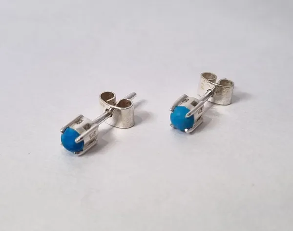 Sky_Blue_Turquoise_Sterling_Silver_Stud_Earrings_For_Women