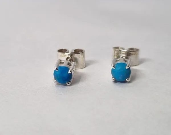 Sky_Blue_Turquoise_Sterling_Silver_Stud_Earrings_For_Women