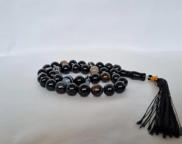 Black_Sulemani_Agate_33-Bead_Tasbih_Prayer_Beads
