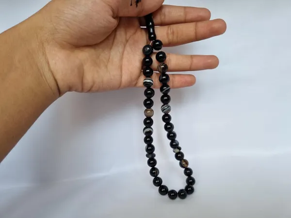 Black_Sulemani_Agate_33-Bead_Tasbih_Prayer_Beads