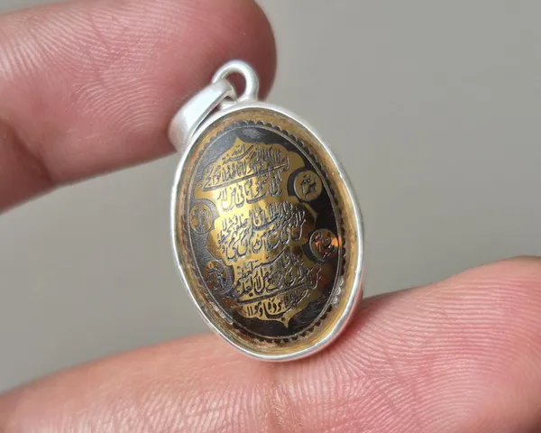 Gold_Hematite_Sterling_Silver_Ayatul_Kursi_Engraved_Pendant_For_Men