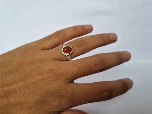 Red_Agate_Silver-Plated_Yemeni_Aqeeq_Ring_For_Ladies,_Women_Aqeeq_Ring