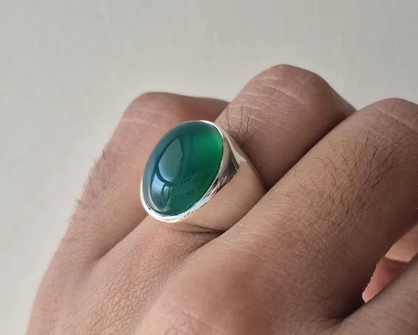 Green_Agate_German_Silver_Handcrafted_Onyx_Ring_For_Men