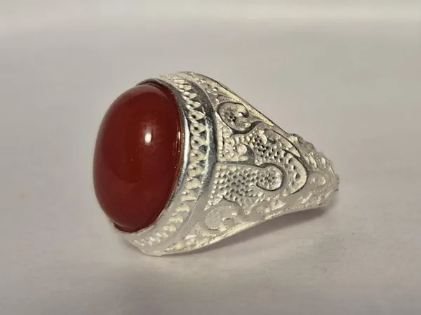 Islamic_Aqeeq_(Agate)_Ring,_Islamic_Ring,_ALI_Ring_aqeeq,_Red_Aqeeq_Ring,_Islamic_Jewelry,_Natural_Aqeeq_Ring,_Muslim_Ring