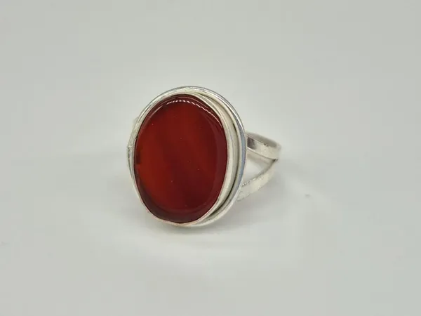 Red_Agate_White_Metal_Aqeeq_Ring_For_Men_,_Handmade_Aqeeq_Ring