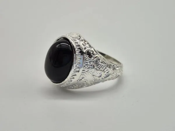 Black_Agate_Silver_Plated_Ali_Engraved_Islamic_Ring_For_Men