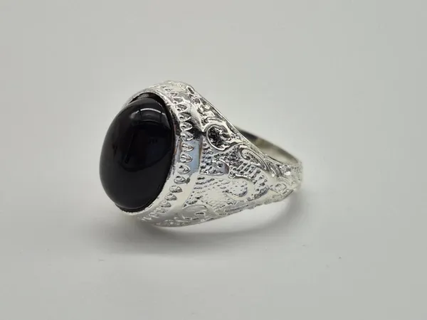 Black_Agate_Silver_Plated_Ali_Engraved_Islamic_Ring_For_Men