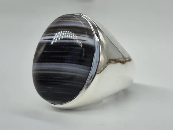 Black_Suleimani_Agate_German_Silver_Ring_For_Men