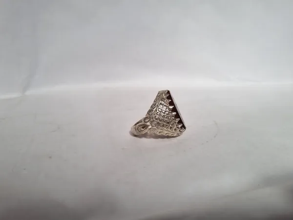 Red_Agate_Silver_Plated_Ayat_E_Karima_Engraved_Ring_For_Men
