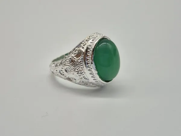 Green_Agate_German_Silver_Ali_Engraved_Islamic_Ring_For_Men