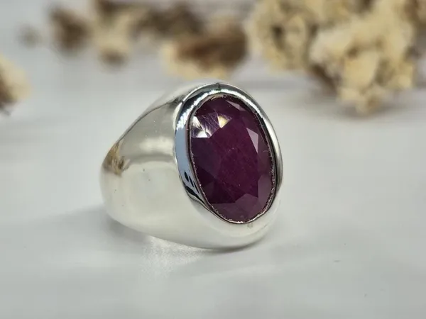 Red_Ruby_German_Silver_Oval_Faceted_Gemstone_Ring_For_Men