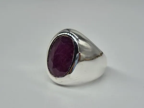 Red_Ruby_German_Silver_Oval_Faceted_Gemstone_Ring_For_Men