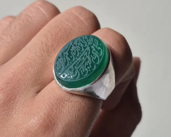 Green_Agate_German_Silver_Handcrafted_Aqeeq_Ring_For_Men