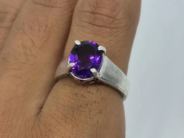 Purple_Amethyst_Stone_Adjustable_Ring_For_Men