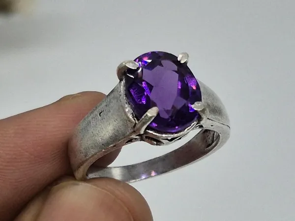 Purple_Amethyst_Stone_Adjustable_Ring_For_Men