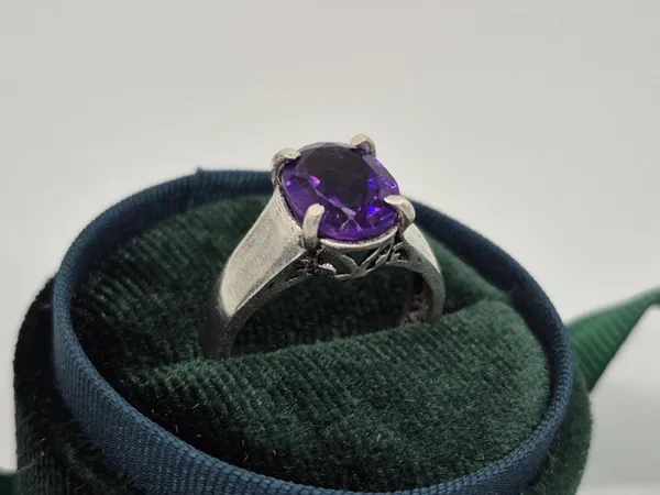 Purple_Amethyst_Stone_Adjustable_Ring_For_Men
