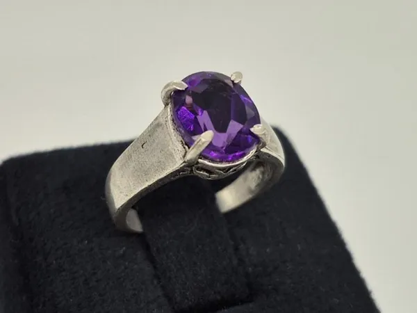 Purple_Amethyst_Stone_Adjustable_Ring_For_Men