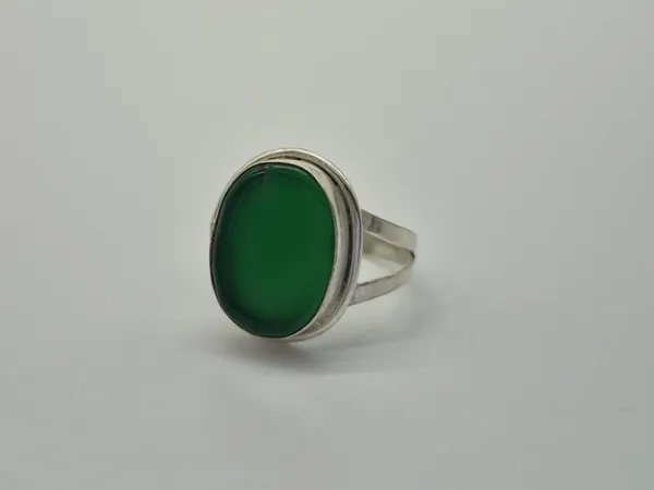 Green_Onyx_German_Silver_Handcrafted_Ring_For_Men