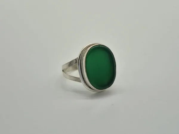 Green_Onyx_German_Silver_Handcrafted_Ring_For_Men