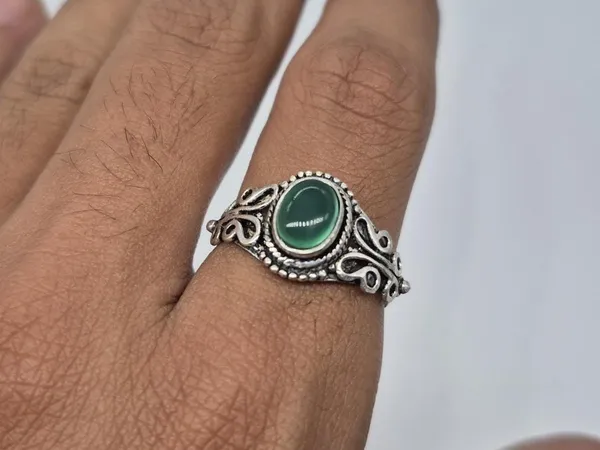 Green_Onyx_Stone_Handcrafted_Adjustable_Ring_For_Men